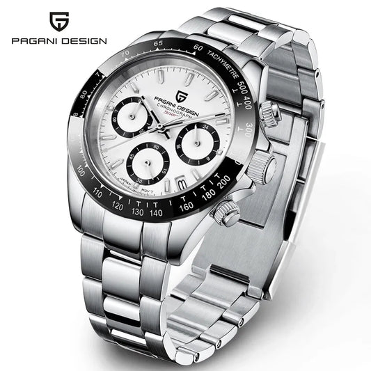 PAGANI DESIGN 2024 New Men Watches Quartz Business Watch Mens Watches Top Brand Luxury Watch Men Chronograph VK63 - Hiron Store