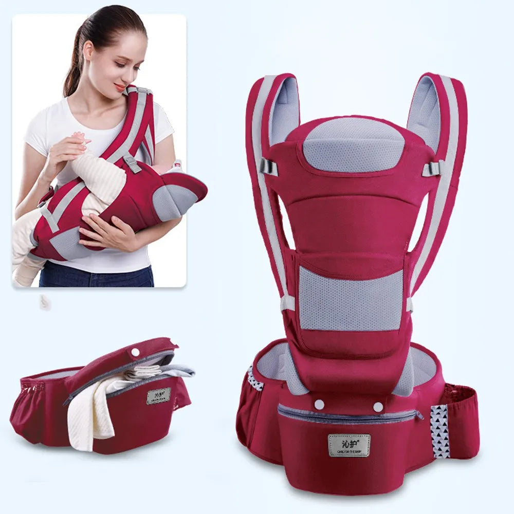 Newborn Ergonomic Baby Carrier Backpack Infant Baby Hipseat Carrier Front Facing Ergonomic Kangaroo Baby Wrap