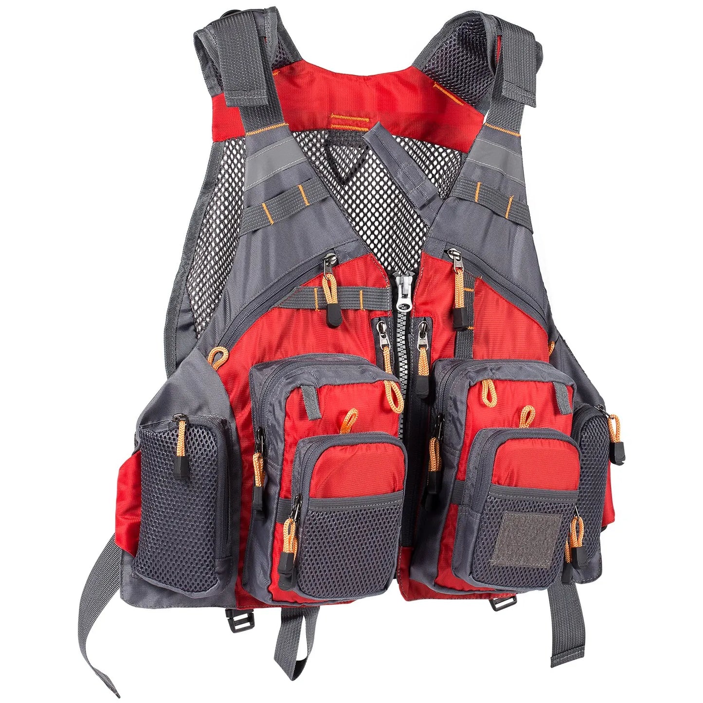 Breathable Fishing Vest Outdoor Sports Fly Swimming Adjustable Vest Fishing Tackle