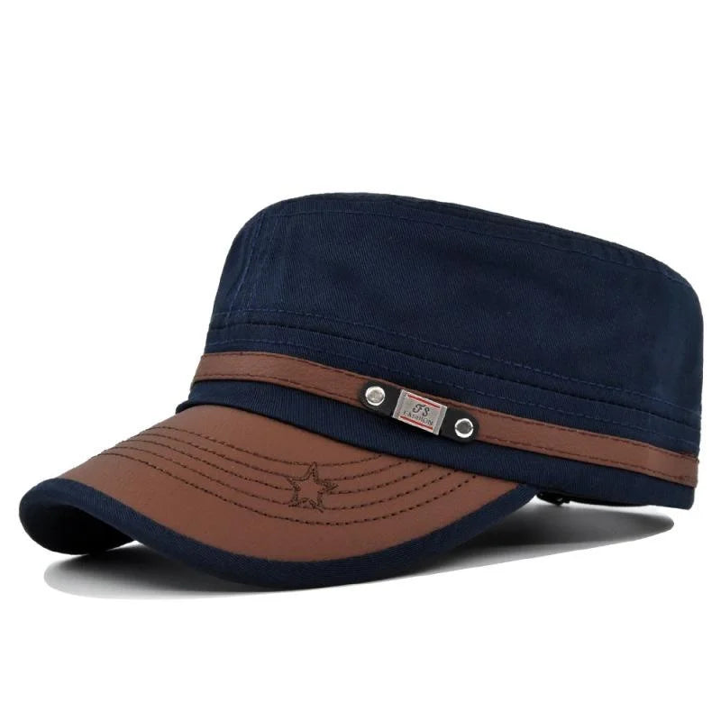 Embroidered Flat Cap casual hat Baseball Cap Outdoor Sports Hat for Hiking & Fishing Hat