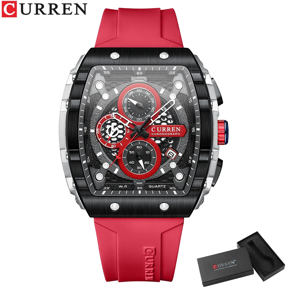 CURREN Sport Chronograph Quartz Watch for Men