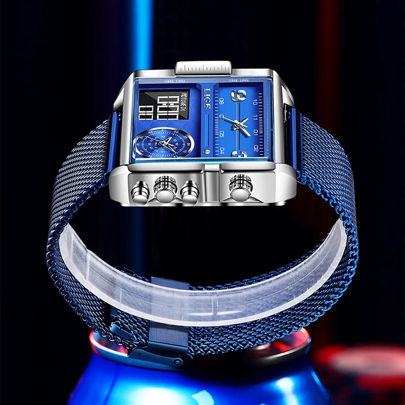 Quartz Digital Watches Male Waterproof Wristwatch Montre Homme Clock