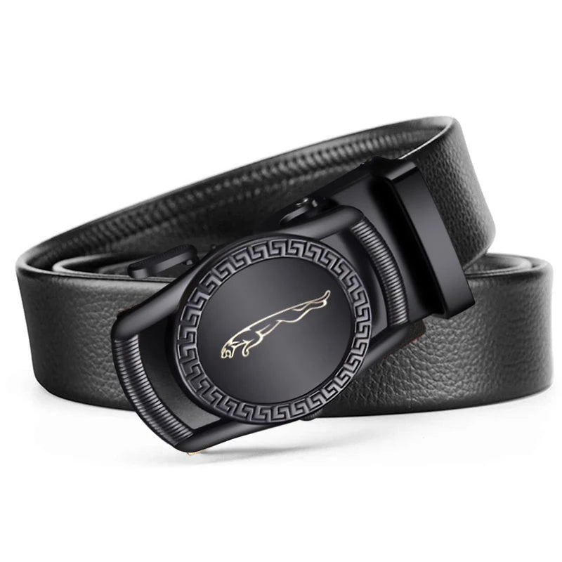 Automatic Buckle Genuine Leather Men's High Quality Men's Belt No Gift Box