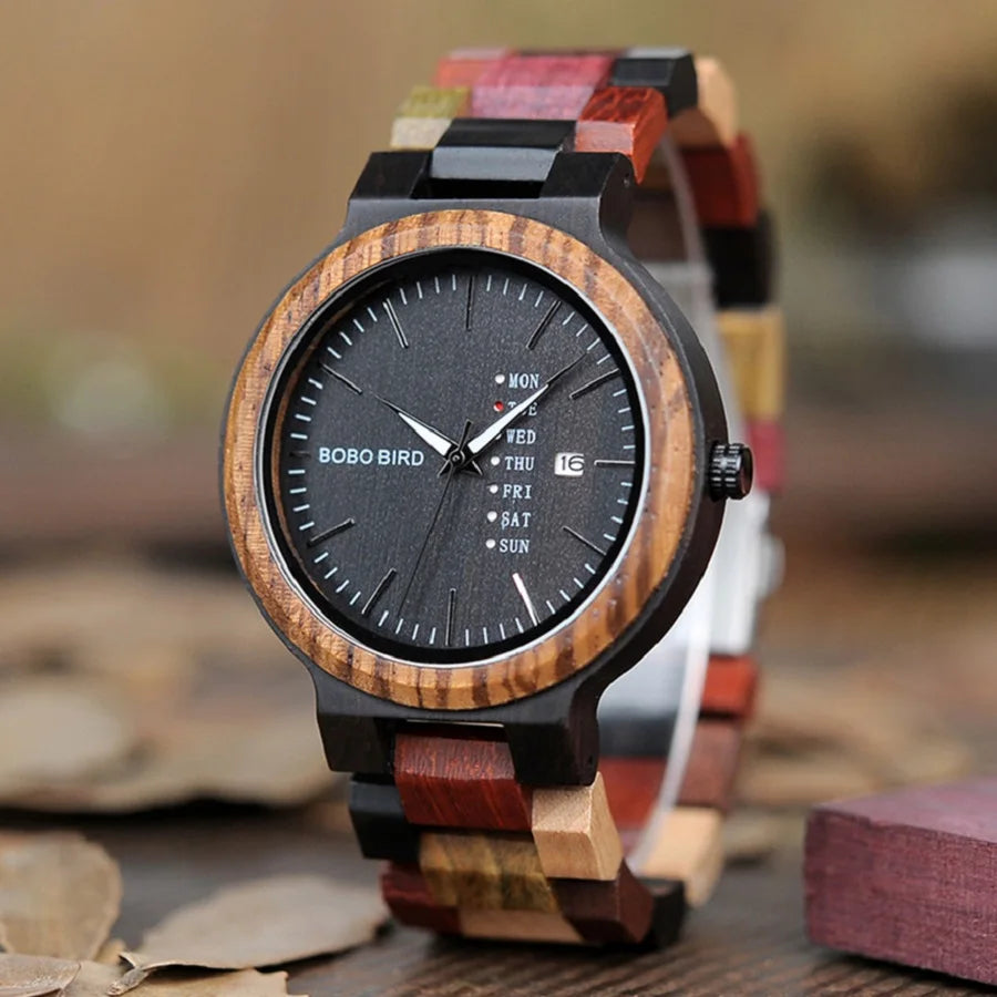 Wood Watches For Men & Women Couple Watches Unique Gift Idea For Lover