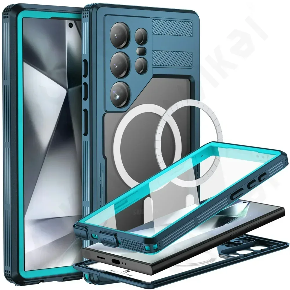 Case For Galaxy S25 S24 S23 Ultra Plus Waterproof Shockproof Underwater Built Screen Protector Cover