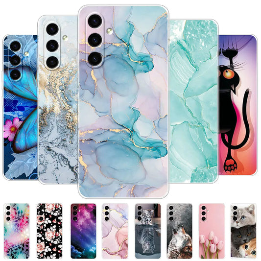 For Samsung A35 A55 Case Clear Soft Silicone Protect Cover Coque For Samsung A25 A05S Phone Case or Samsung Galaxy A15 A05 Funda - Hiron Store