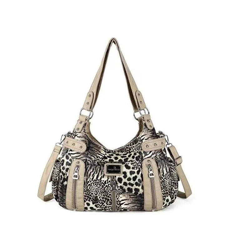 Winter Fashion Shoulder Bag for Women Soft PU Crossbody Handbg Large Capacity Hobos Purse