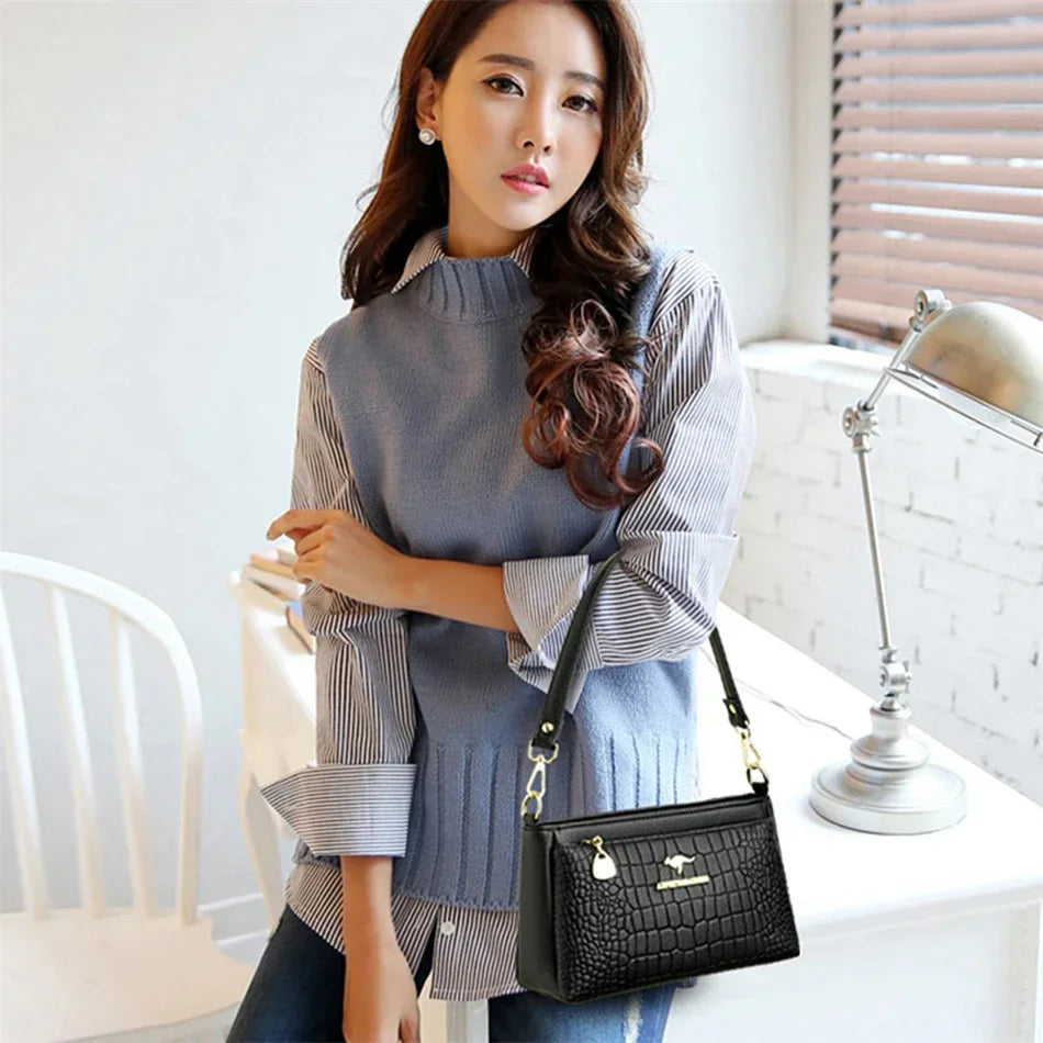 Ladies Handbags Leather Shoulder Bags for Women