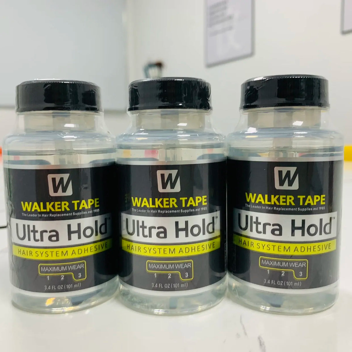 Walker Tape Ultra Hold Lace Wig Glue Waterproof Transparent Adhesive Hair Replacement Glue Brush-on Hair Glue