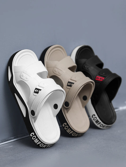 Men's Slippers Summer New Sandals EVA Light Adult soled Beach Shoes Non-slip Sandals for Outdoor