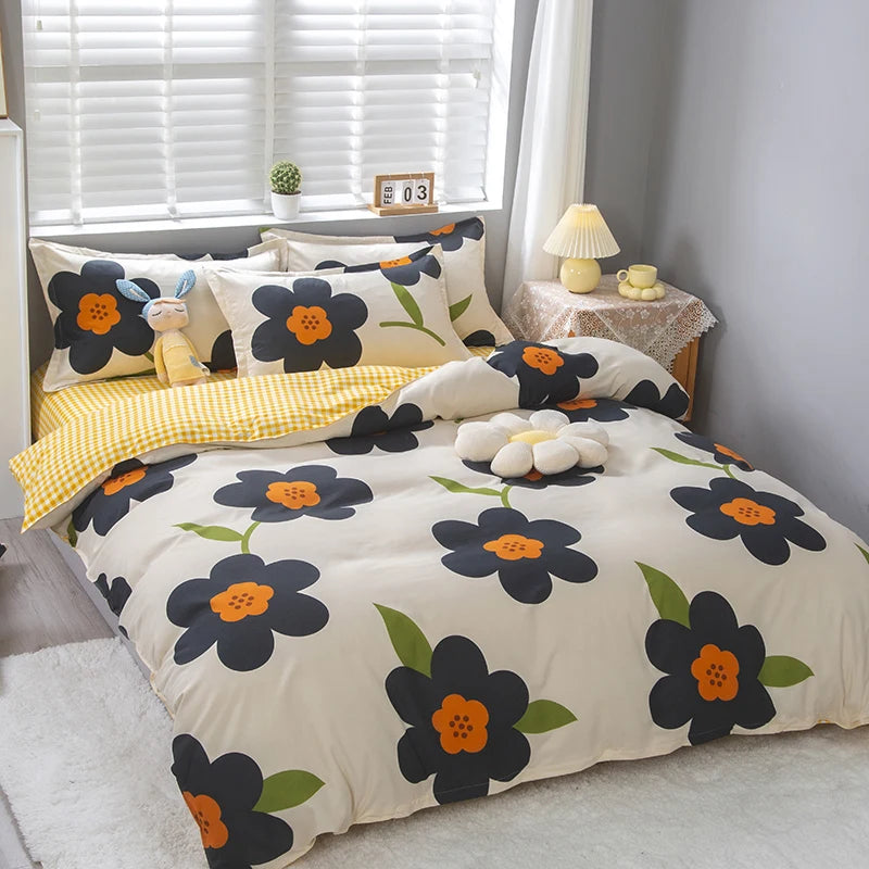 Simple plaid Duvet Cover 220x240 nordic Quilt Cover 1PCS Comforter Covers for double queen king size bed 135 150x200