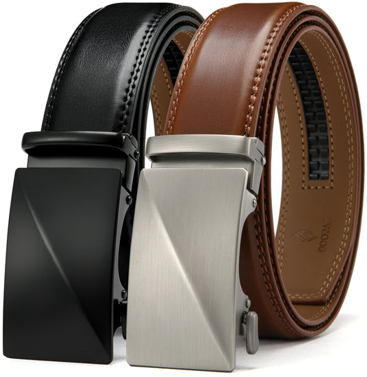 Men Leather Belt Automatic Buckle Alloy Belts Genune Leather Luxury  Luxury Designer