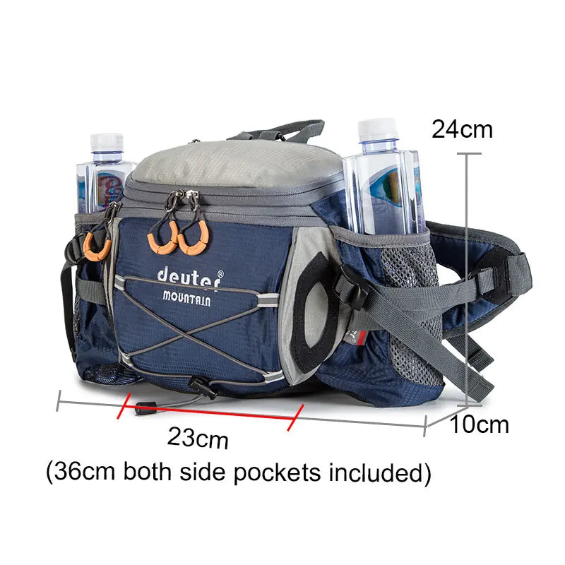 Outdoor Sports Waist Bag Cycling Camping Climbing Men's Backpack Hiking Shoulder Running Water Bottle Bicycle Fanny Pack