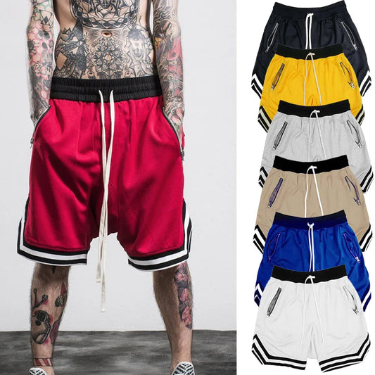 Men's Sports Basketball Shorts for Summer Fitness Joggers Short Pants