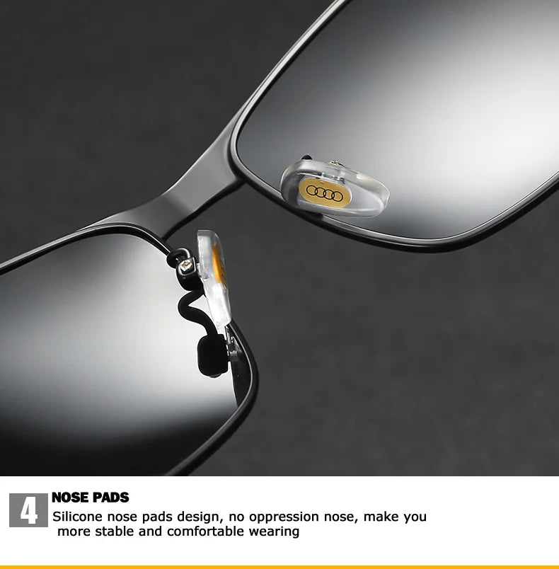Audi   Sunglasse for Men, Polarized Sun Glasses, Travel Eyewears Classic Pilot  with,f5 UV 400 Protection 5591
