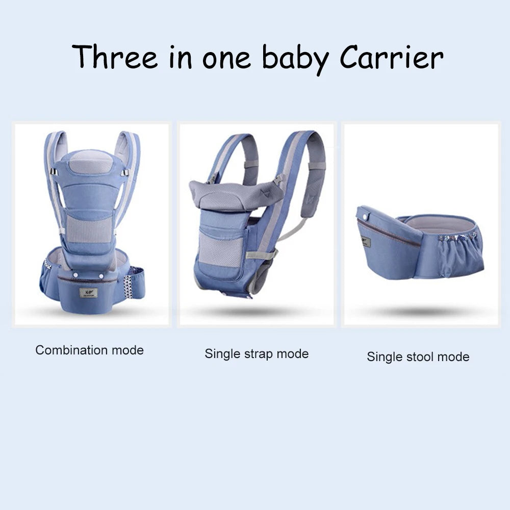 Newborn Ergonomic Baby Carrier Backpack Infant Baby Hipseat Carrier Front Facing Ergonomic Kangaroo Baby Wrap