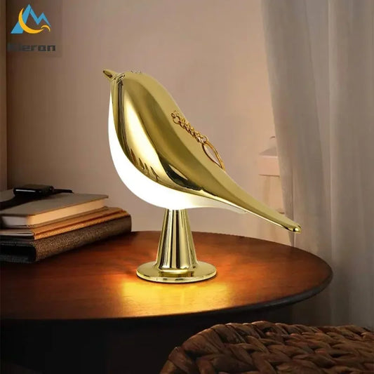 Led Desk Light Bedroom Study Bedside Lamp Living Room Decorate Touch Bird Floor Lamps