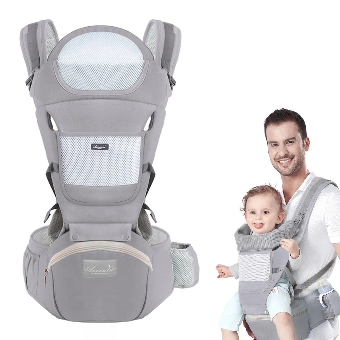 Baby Carrier Ergonomic Infant Multifunctional Waist Stool Newborn To Toddler Multi-use Kangaroo Bag