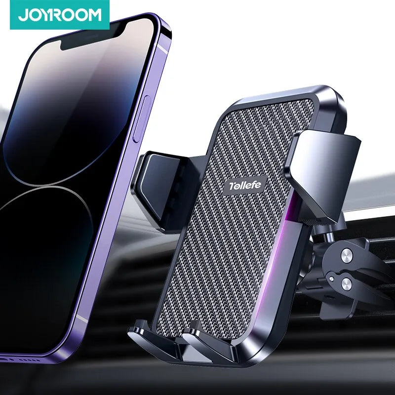 Universal Car Phone Holder Military-Grade Protection Big Phone And Thick Cases Friendly Hands Free Air Vent Car Mount - Hiron Store