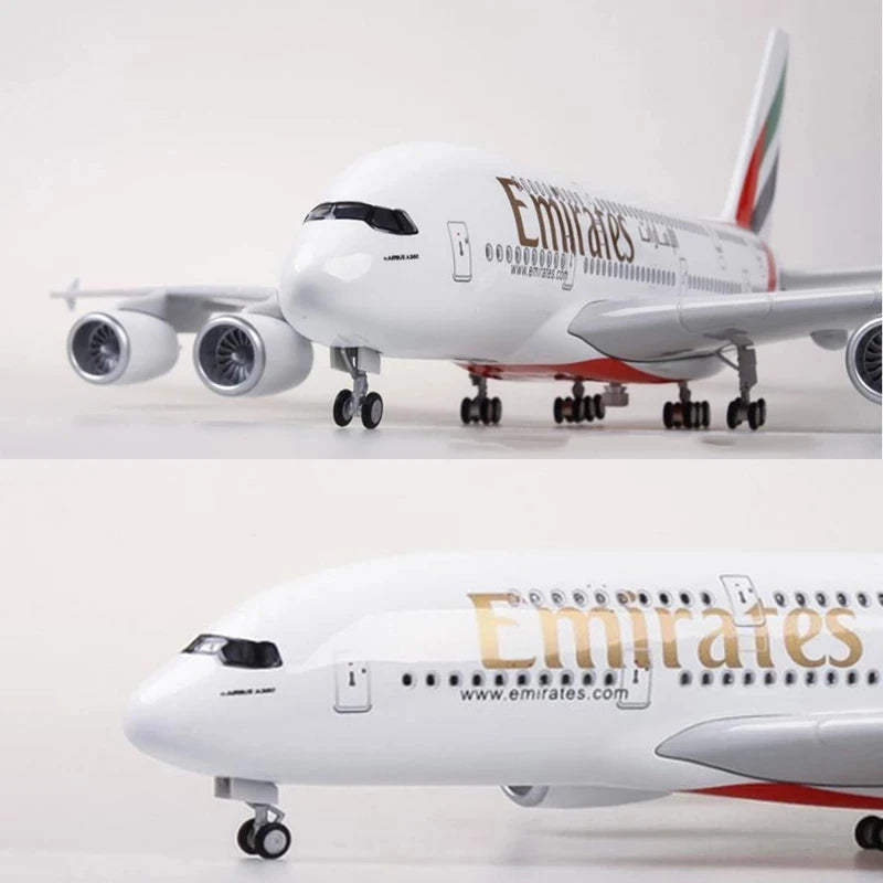 Resin Plastic Plane Model United Arab UAE Airline Aircraft Airplane model kit For Collectible