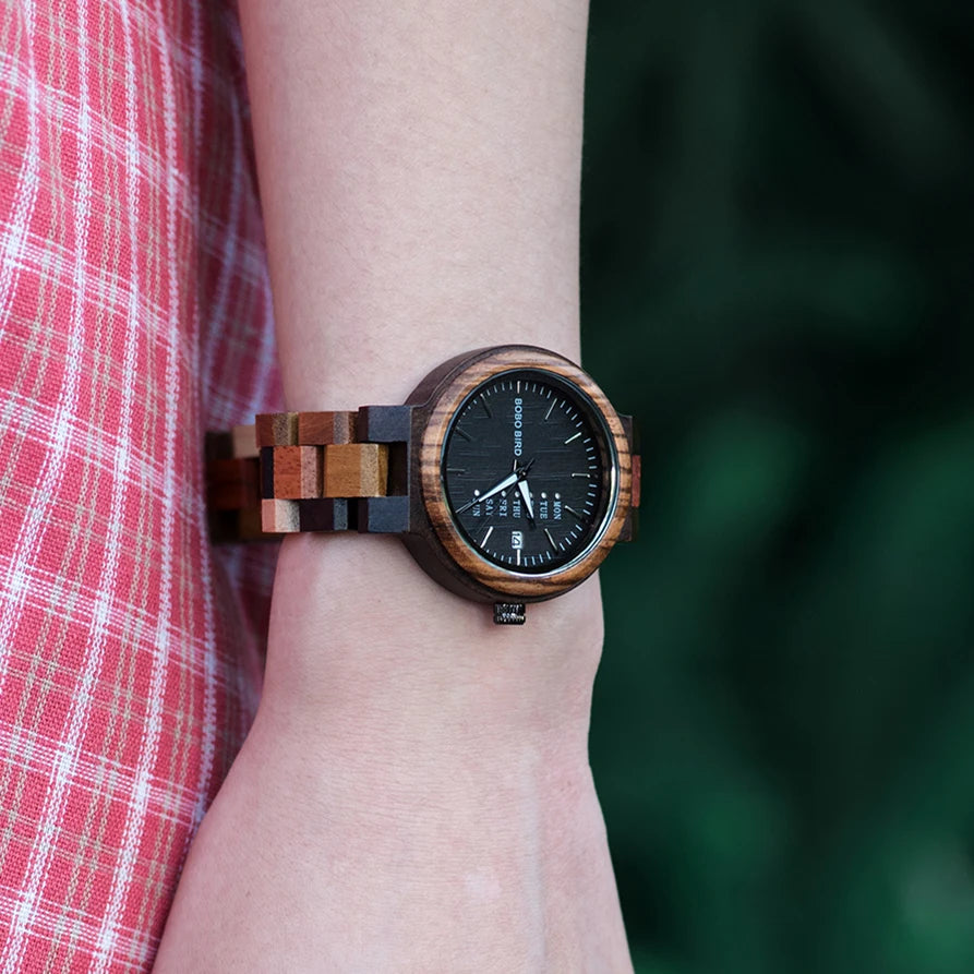 Wood Watches For Men & Women Couple Watches Unique Gift Idea For Lover