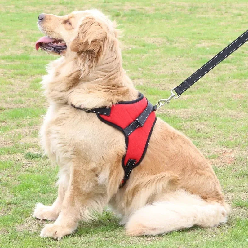 Dog Harness Durable Reflective Adjustable Pet Dog Harness for Dogs Pet Walking Harness for Small Medium Large Pets Accessories - Hiron Store