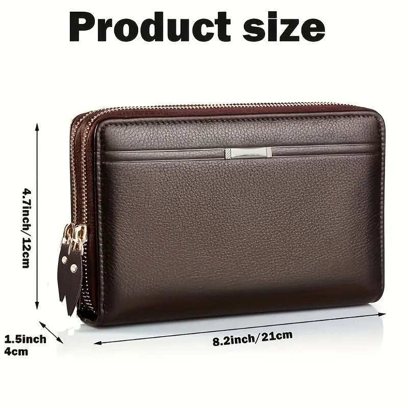 Wallet Long Purse Leather Clutch Large Handbag Phone Card Holder Case