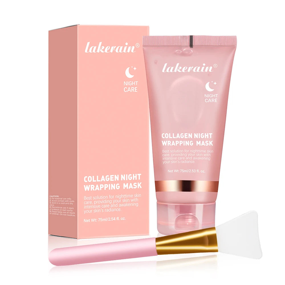 Korean Deep Collagen Mask Peel Off Mask Face Anti-Wrinkle Lifting Skin Care Bio Pack Night Wrapping Woman Overnight Skin
