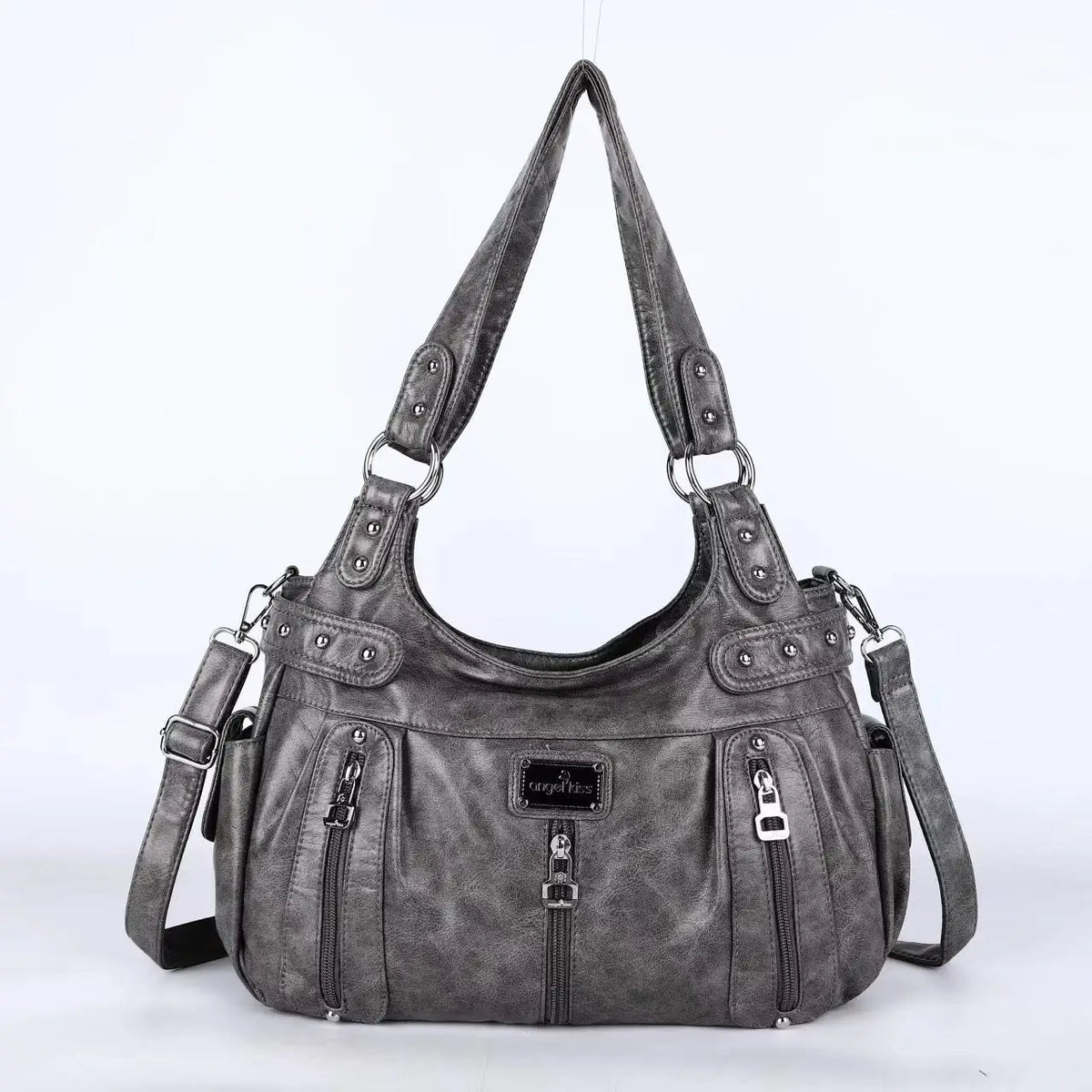 Winter Fashion Shoulder Bag for Women Soft PU Crossbody Handbg Large Capacity Hobos Purse