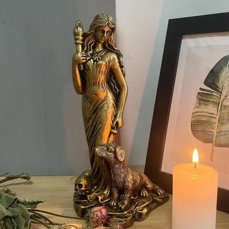 Venus Statue Resin Goddess Sculpture Figurine Resin Witchy Spiritual Figurine For Balconies Homes Courtyards