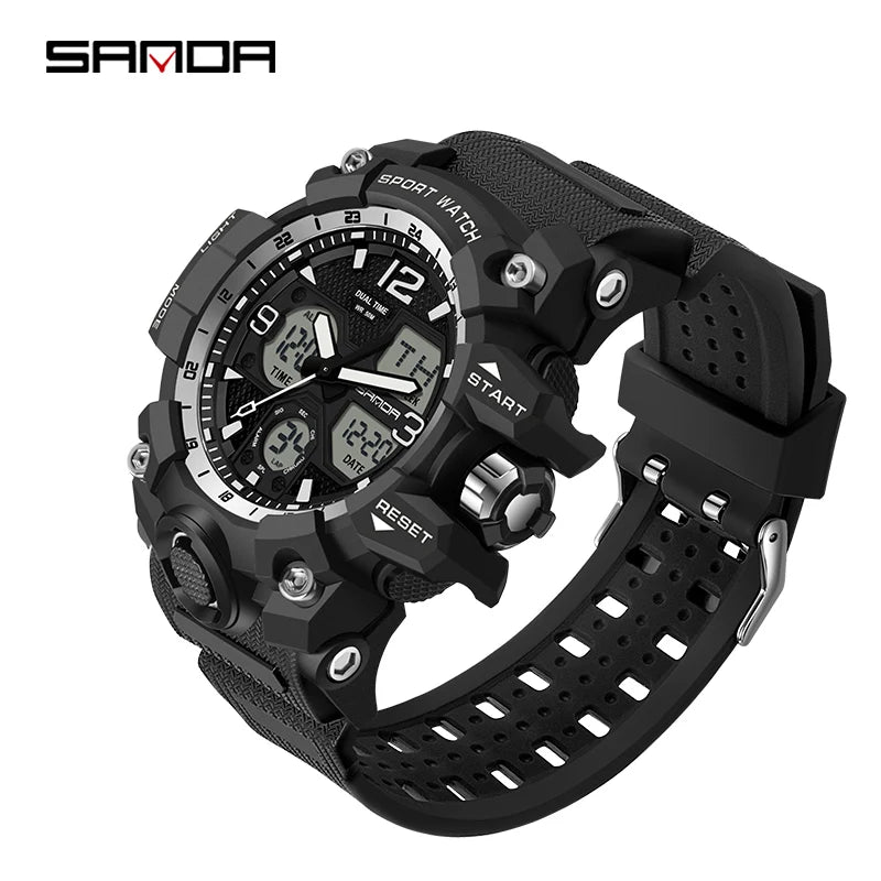 Watches Military Quartz Watch Man Waterproof Wristwatch for Men - Hiron Store