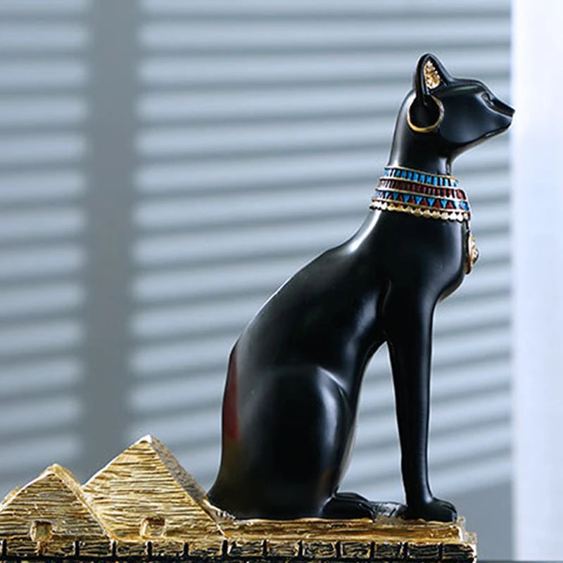 Resin Anubis Dog God Wine Rack Figurines Bottle Holder Egypt Cat Statue Restaurant Cabinet Tabletop Decor Item