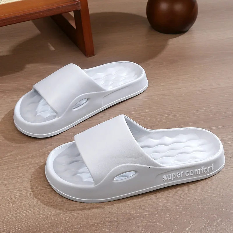 Fashion Men's Summer Ligtweight EVA Indoor Home Sandals Men Slippers Outdoor Students Women Comfortable Slides