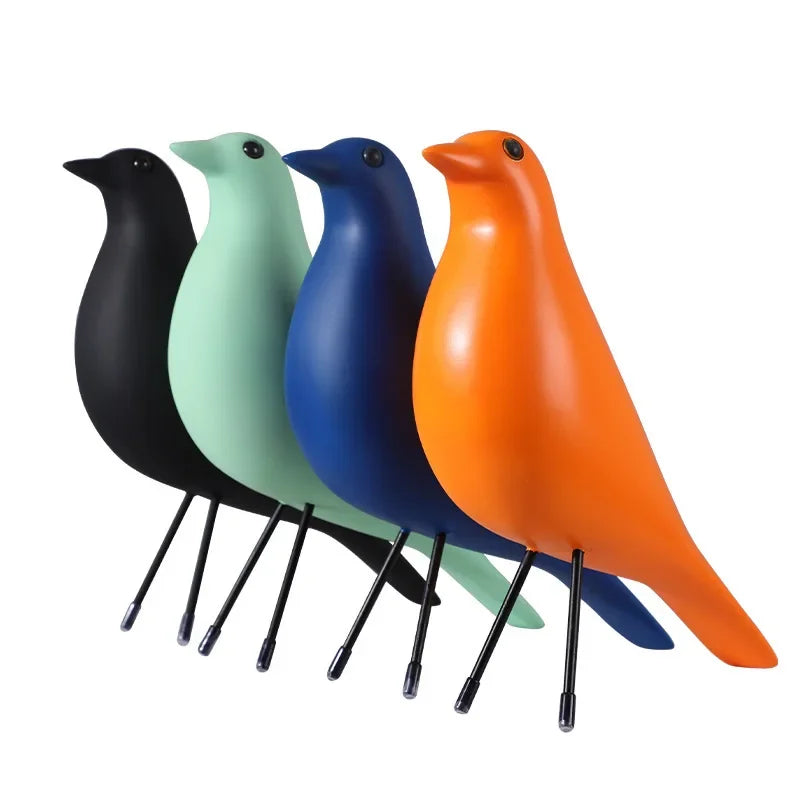 Bird house bird house decoration, resin pigeon ornaments, home decoration bird sculpture crafts.