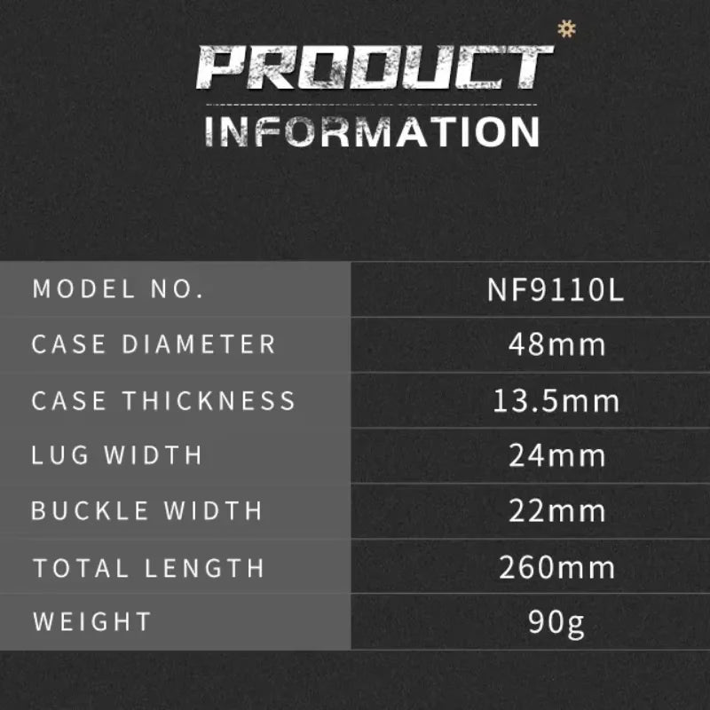 New NAVIFORCE Men's Creative Sport Military Watch, Men Business Clock Watch, Male Luxurious Casual Wristwatches