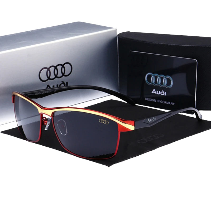 Luxury brands AUDI   Sunglasses, for Men Polarized SunGlasses,  Driving Motorcycle Outdoor Cycling Glasses, AntiGlare Lens 551