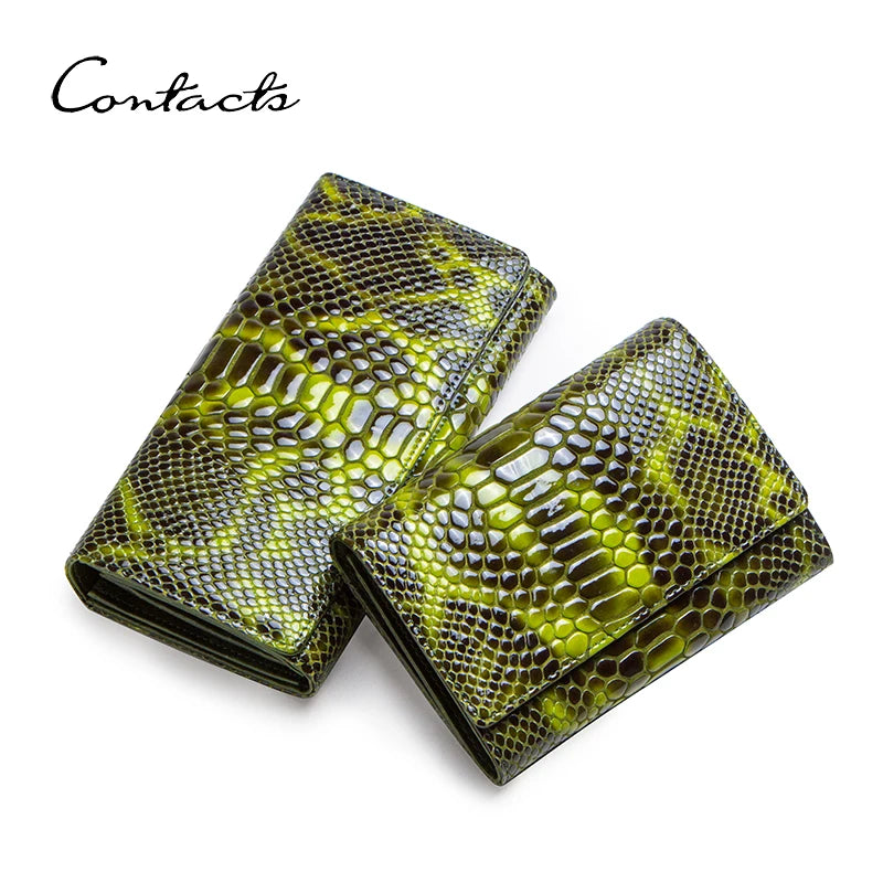 Genuine Leather Wallets for Women Fashion Design Card Holders Coin Purses Money Clip Female  Handbags