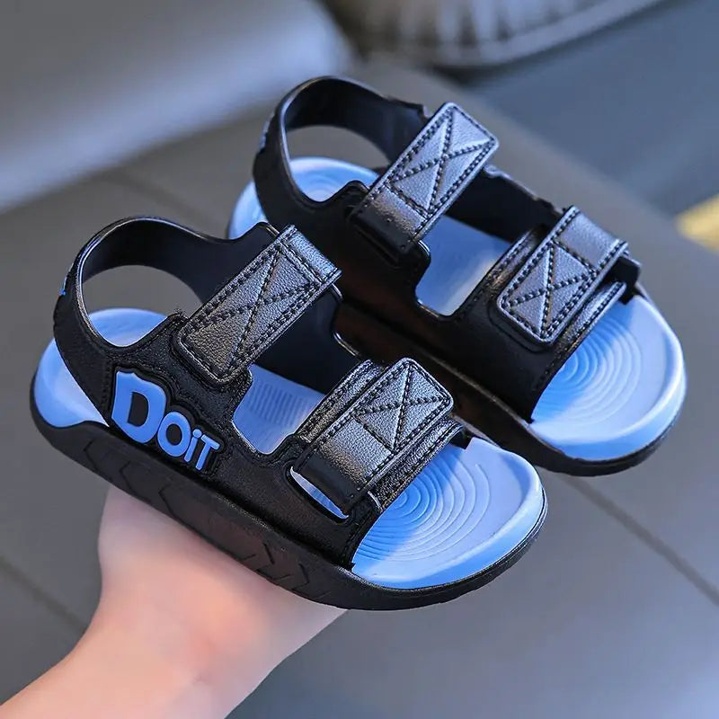 Summer Kids Sandals Baby Boys Shoes Girls Breathable Soft Sole Non-slip Rubber Boys Girls Sandals