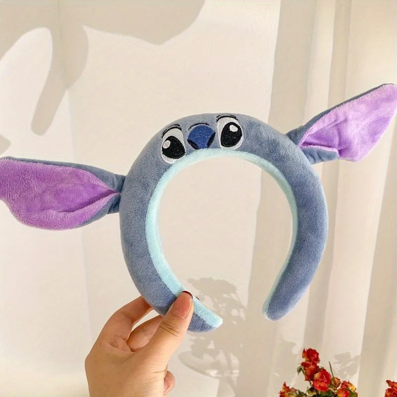 Disney Stich Headband Cute Headband Decorative Headband Plush Anti-Slip Headband