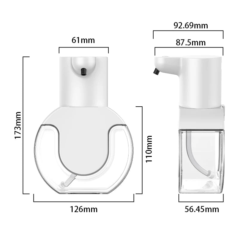 Soap Dispensers Automatic Foam Smart Washing Hand Machine with USB Charging