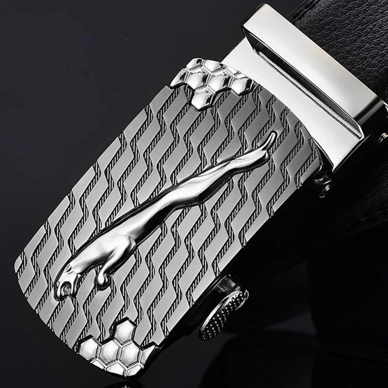 Men belt designer automatic buckle trousers cowhide genuine casual fashion belts