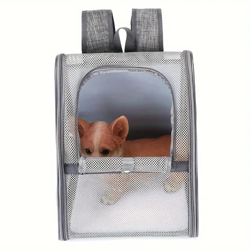 Portable Breathable Cats Carrier Backpack Adjustable Straps Shoulder Bag Small Dog Cat