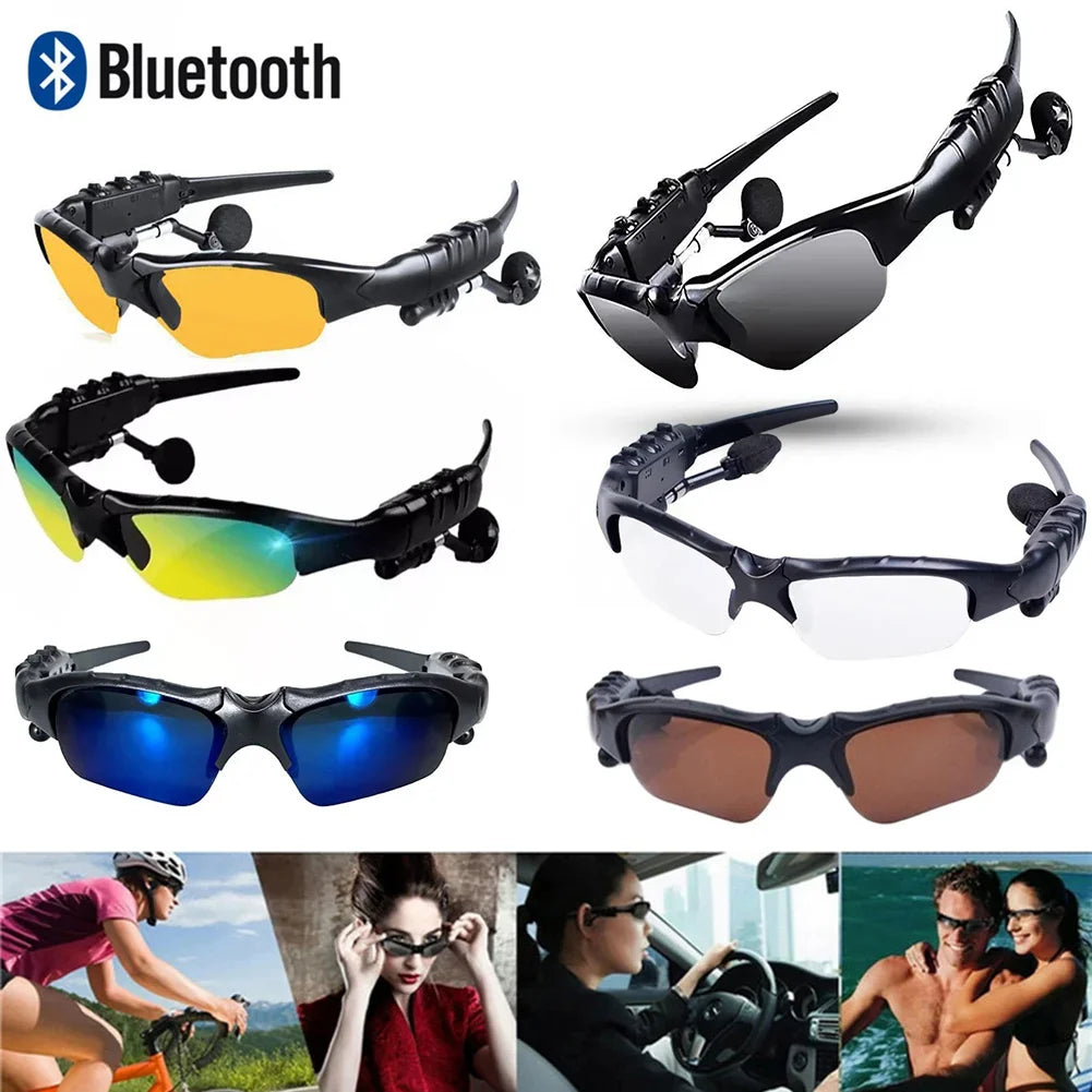 Wireless 5.0 Bluetooth Audio Sun Glasses Cycling Surround Sound Headphones Listen To Music Call Motocross Polarized Sunglasses