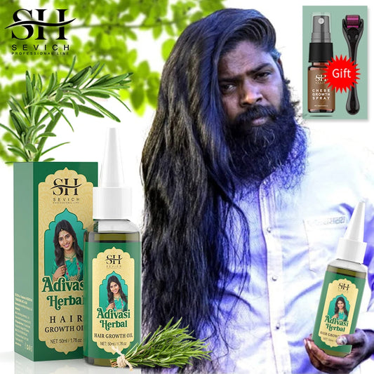 50ml Pure Natural India Ayurvedic Hair Growth Oil Rosemary Regrowth Serum Anti Haire Loss