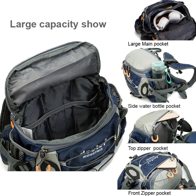 Outdoor Sports Waist Bag Cycling Camping Climbing Men's Backpack Hiking Shoulder Running Water Bottle Bicycle Fanny Pack