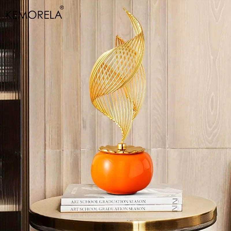 Ceramic Statue Nordic Creative Light Luxury Living Room Decoration Ornaments