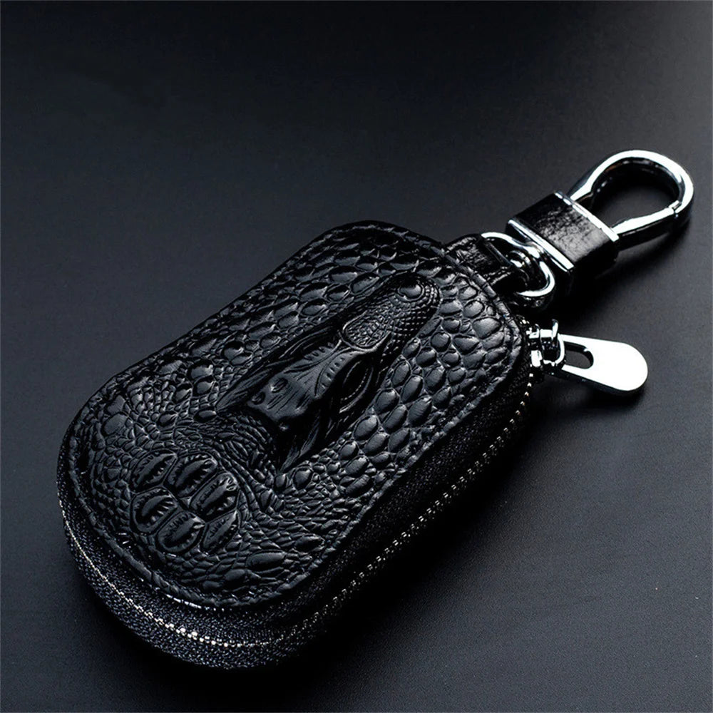 Key Case Fashion Mini Men'S Key Wallet Pocket Key Holder Organizer Pouch Keys Organizer Capacity Zipper Bag