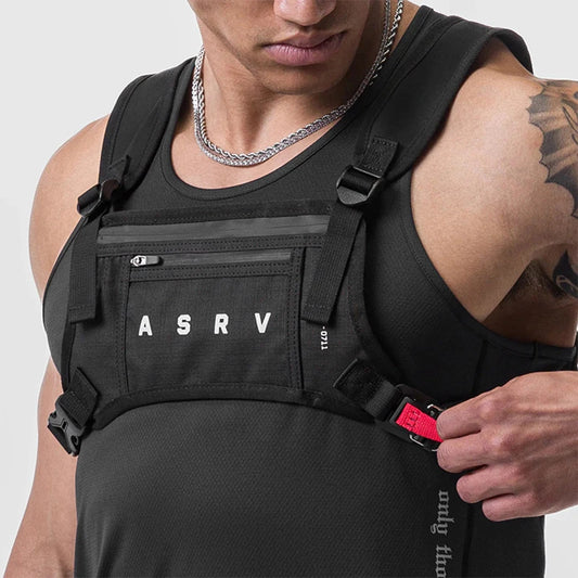 Waterproof Design Men's Chest Rig Bags 2024 New Fashion Unisex Chest Bag