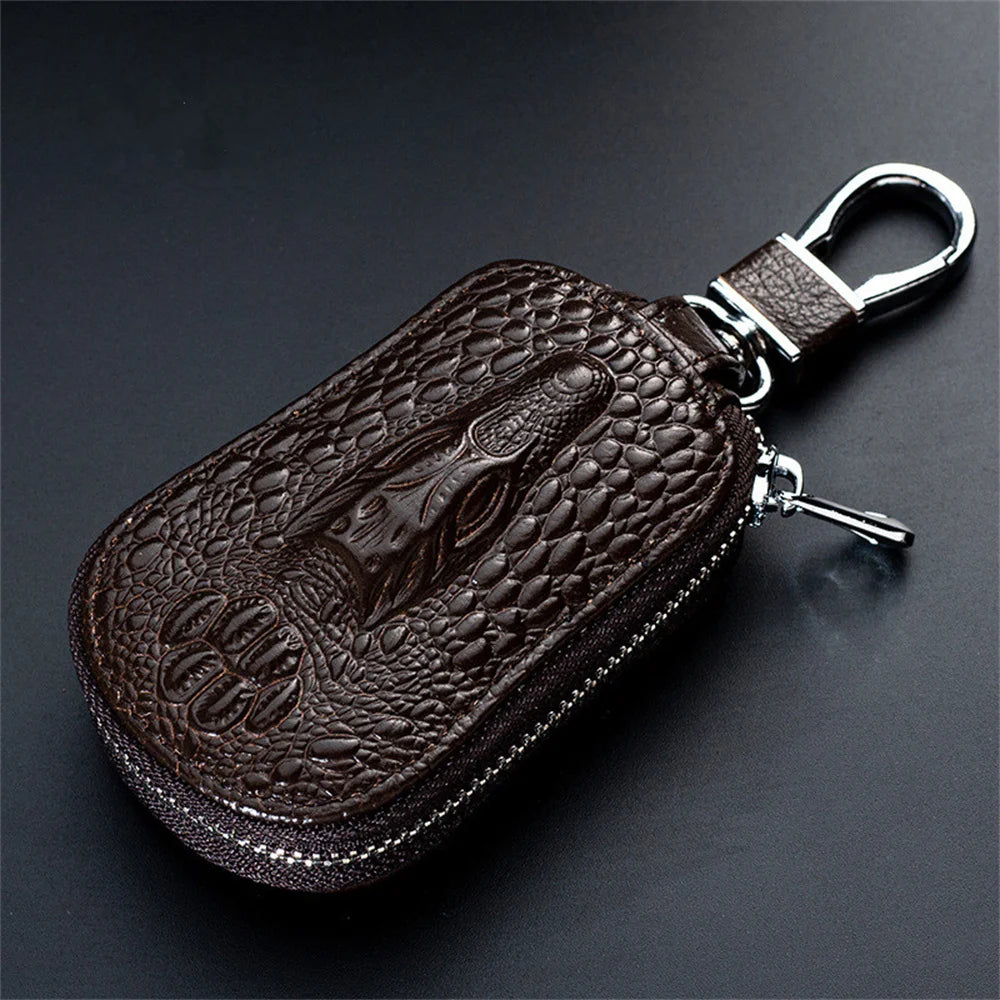 Key Case Fashion Mini Men'S Key Wallet Pocket Key Holder Organizer Pouch Keys Organizer Capacity Zipper Bag