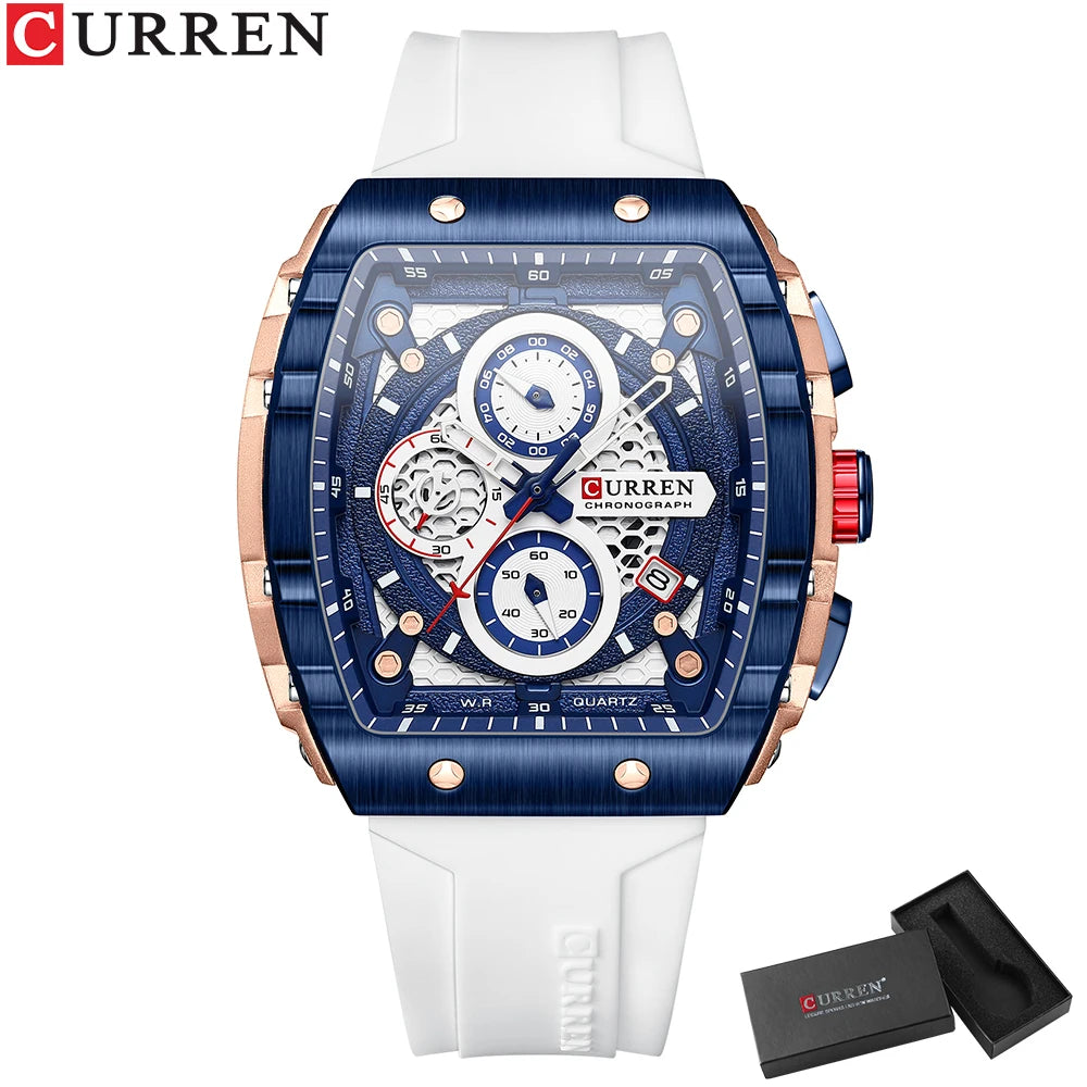 CURREN Sport Chronograph Quartz Watch for Men